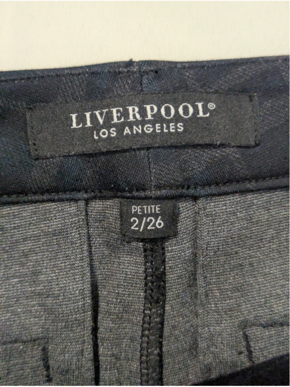 Liverpool Los Angeles Petite Plaid Ankle Pants 2P 2 26 - Picture 3 of 10